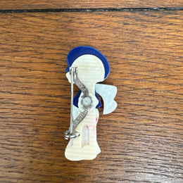 Lea Stein Little Boy Brooch