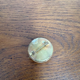 Very Fine Vintage Micro Mosaic Italian Brooch
