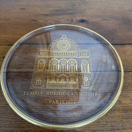 Orrefors Temple Rue De La Victoire Display Plate