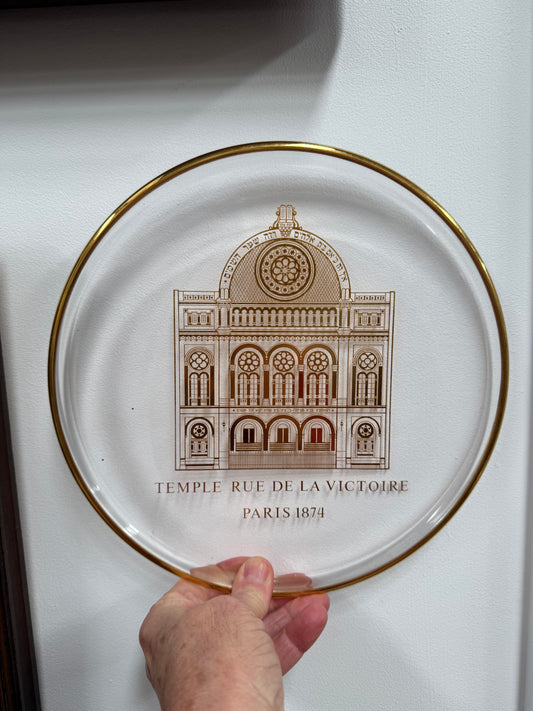 Orrefors Temple Rue De La Victoire Display Plate