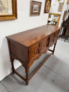 Tudor Style English Figured Oak Sideboard | Antique & Vintage | Moonee Ponds Antiques | Australia Wide Delivery