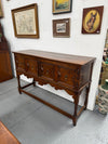 Tudor Style English Figured Oak Sideboard | Antique & Vintage | Moonee Ponds Antiques | Australia Wide Delivery