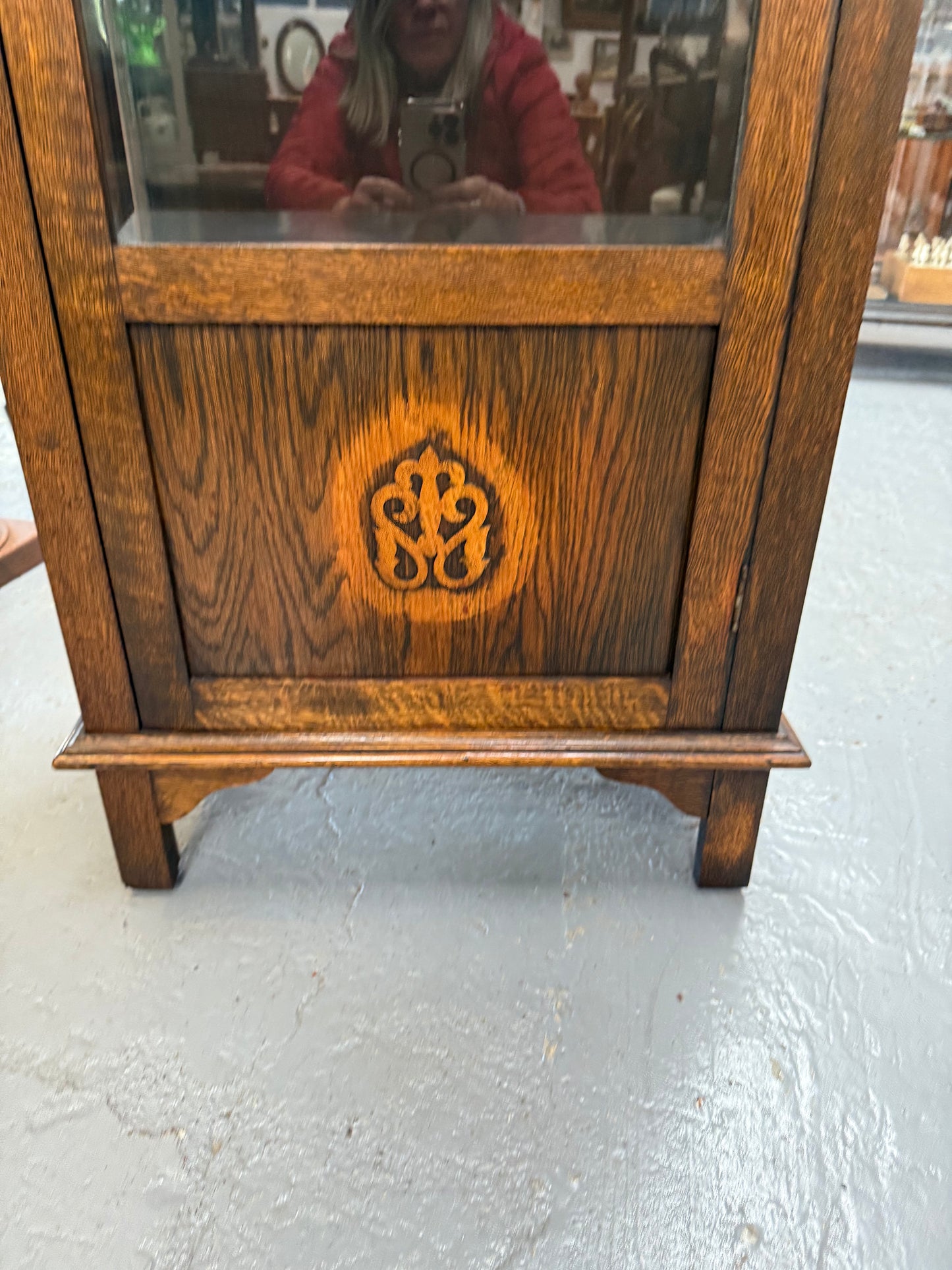 Petite Tudor Style Display Cabinet