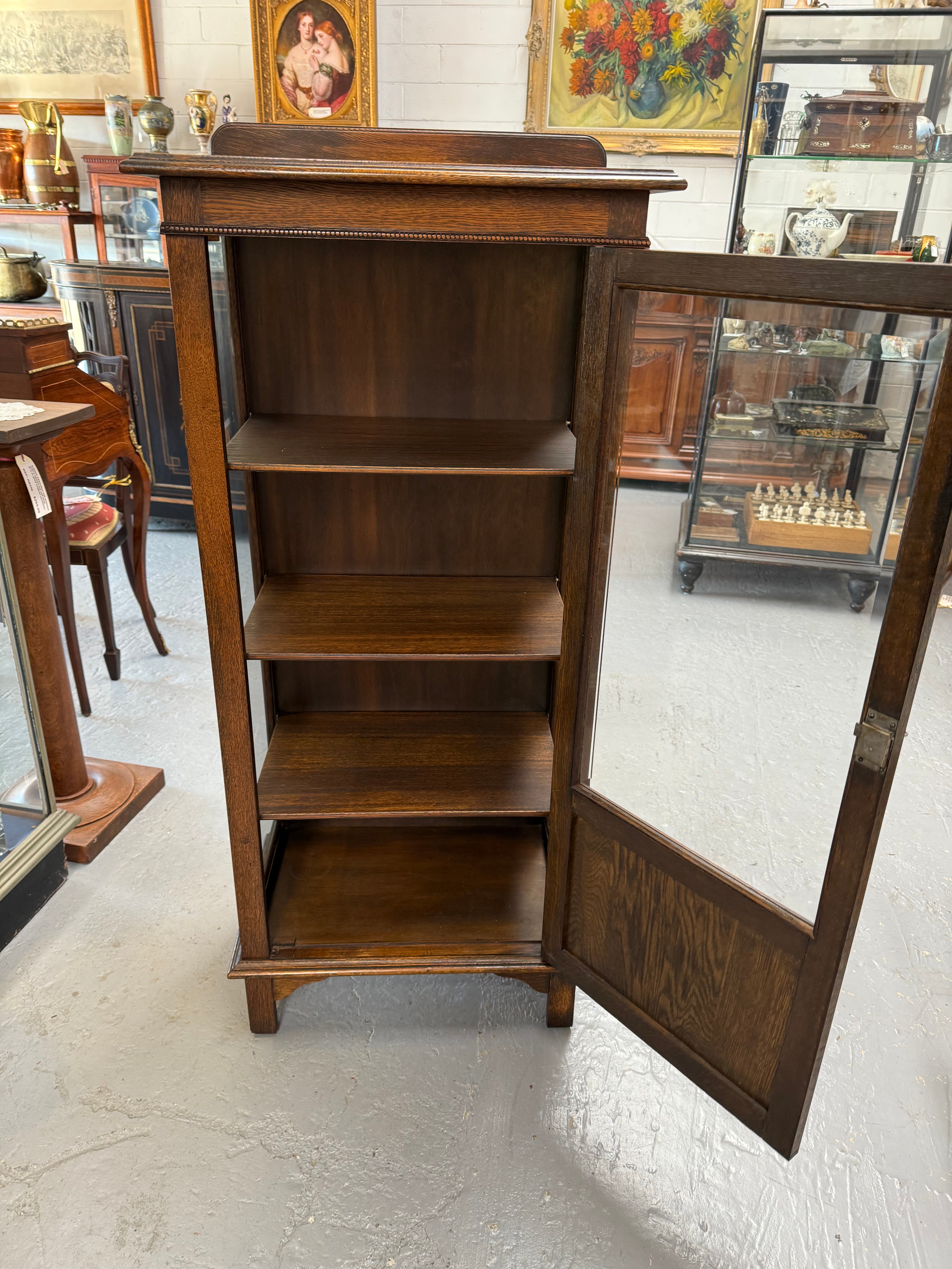 Petite Tudor Style Display Cabinet | Antique & Vintage | Moonee Ponds Antiques | Australia Wide Delivery