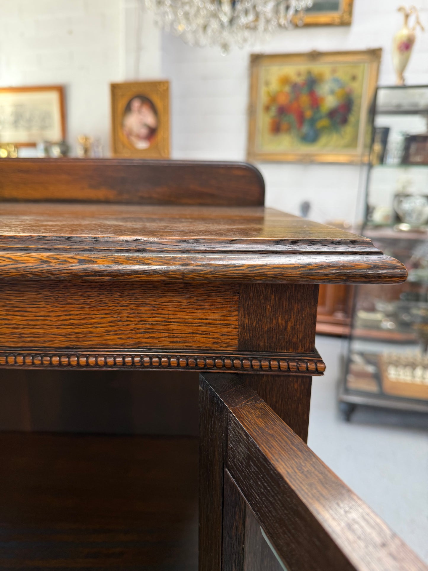 Petite Tudor Style Display Cabinet