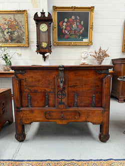 Early 19th Century Iron Bound Teak Merchant Chest | Antique & Vintage | Moonee Ponds Antiques | Australia Wide Delivery