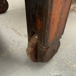 Early 19th Century Iron Bound Teak Merchant Chest