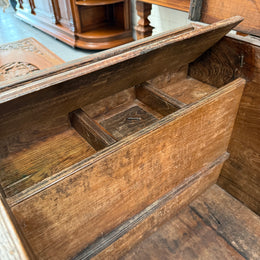 Early 19th Century Iron Bound Teak Merchant Chest