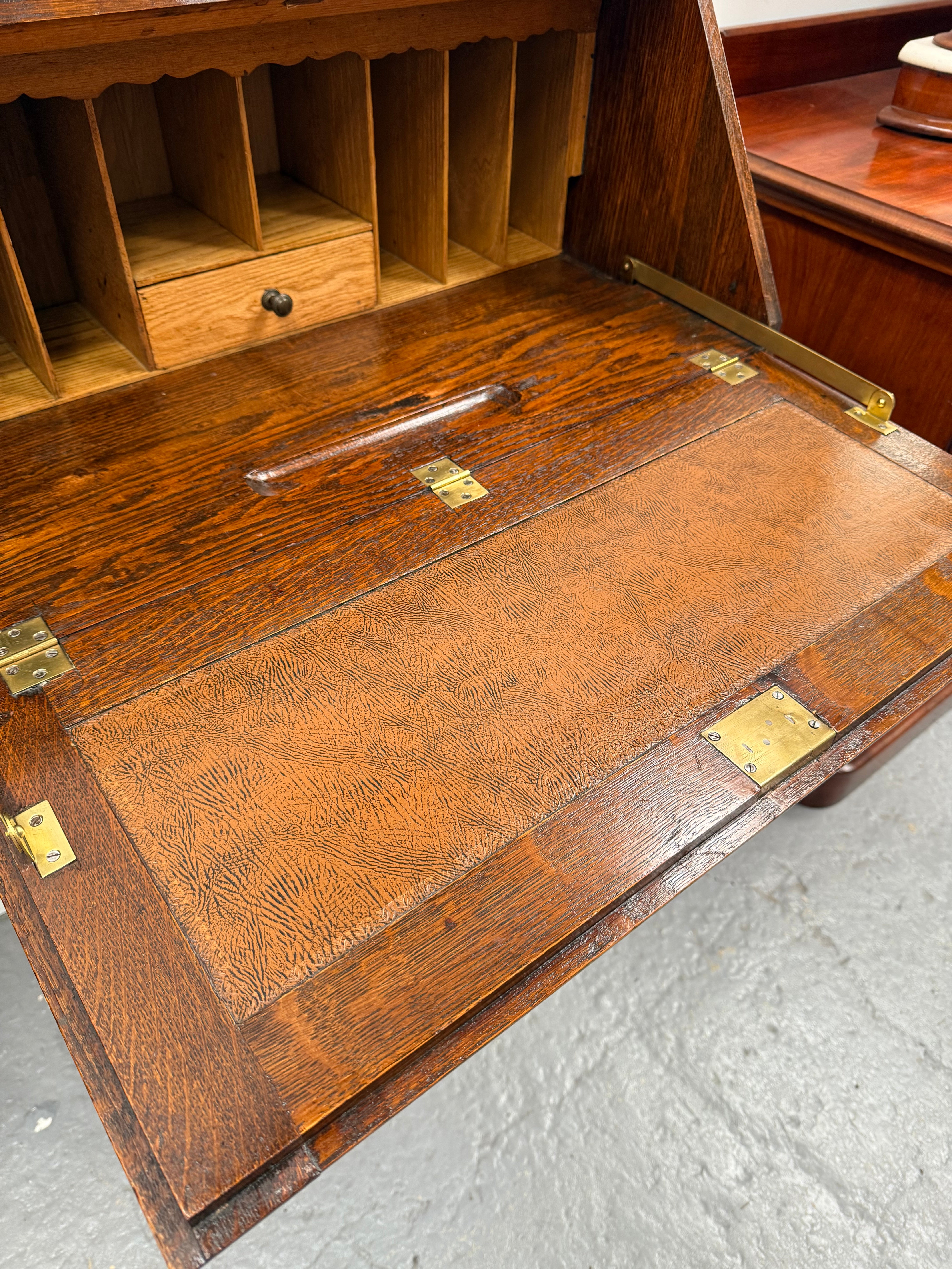 Practical Jackobean Style Writing Bureau | Antique & Vintage | Moonee Ponds Antiques | Australia Wide Delivery