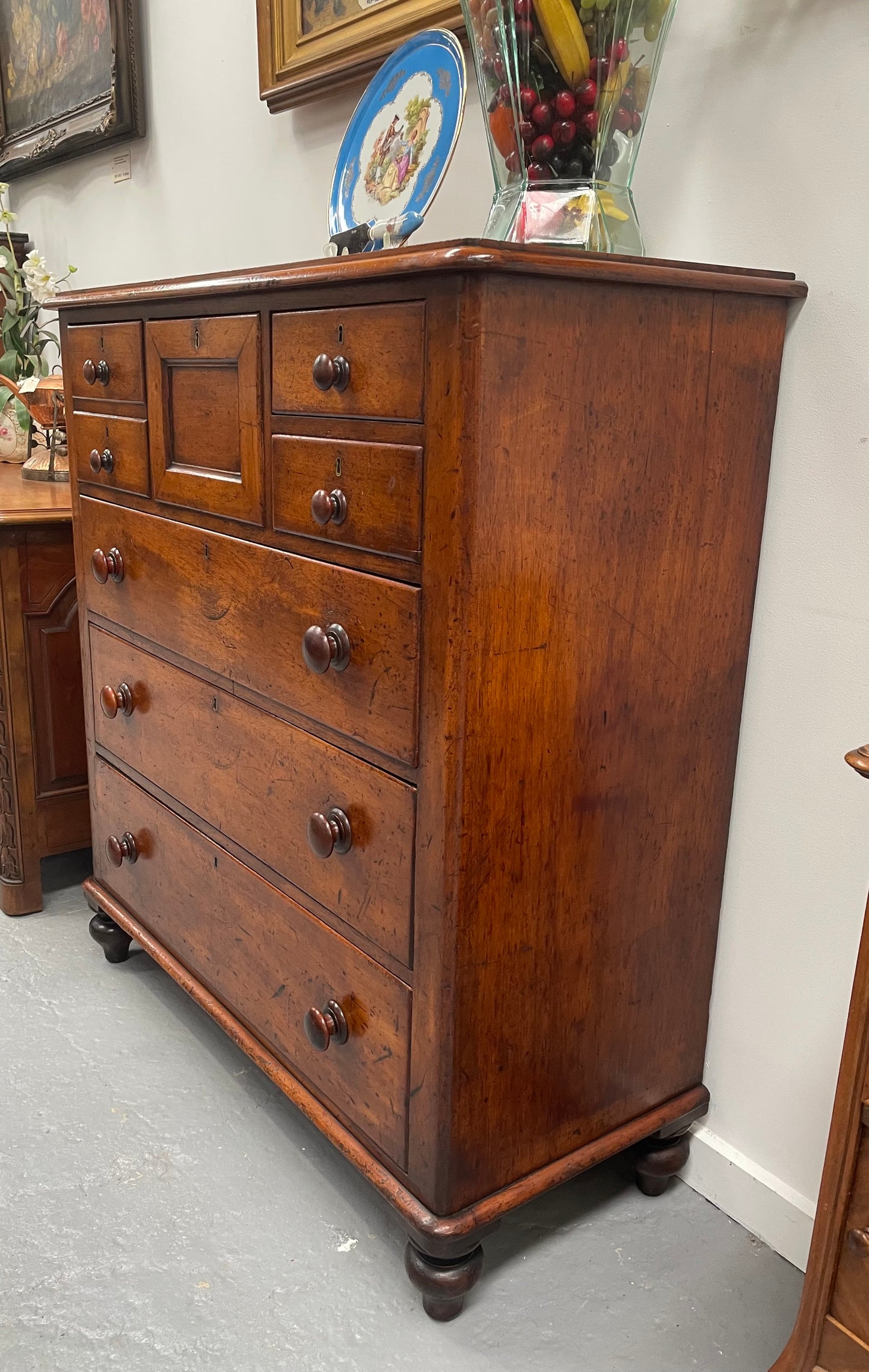 Beautiful Victorian Cedar set of Chest of Drawers