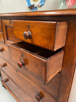 Beautiful Victorian Cedar set of Chest of Drawers | Antique & Vintage | Moonee Ponds Antiques | Australia Wide Delivery