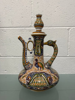 Impressive Vintage Hand Painted & Signed Portugese Decanter | Antique & Vintage | Moonee Ponds Antiques | Australia Wide Delivery