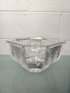 Large Vintage German Crystal Bowl with Etched Panels | Antique & Vintage | Moonee Ponds Antiques | Australia Wide Delivery