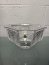 Large Vintage German Crystal Bowl with Etched Panels | Antique & Vintage | Moonee Ponds Antiques | Australia Wide Delivery