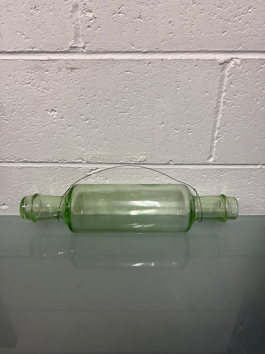 Vintage Depression Glass Rolling Pin