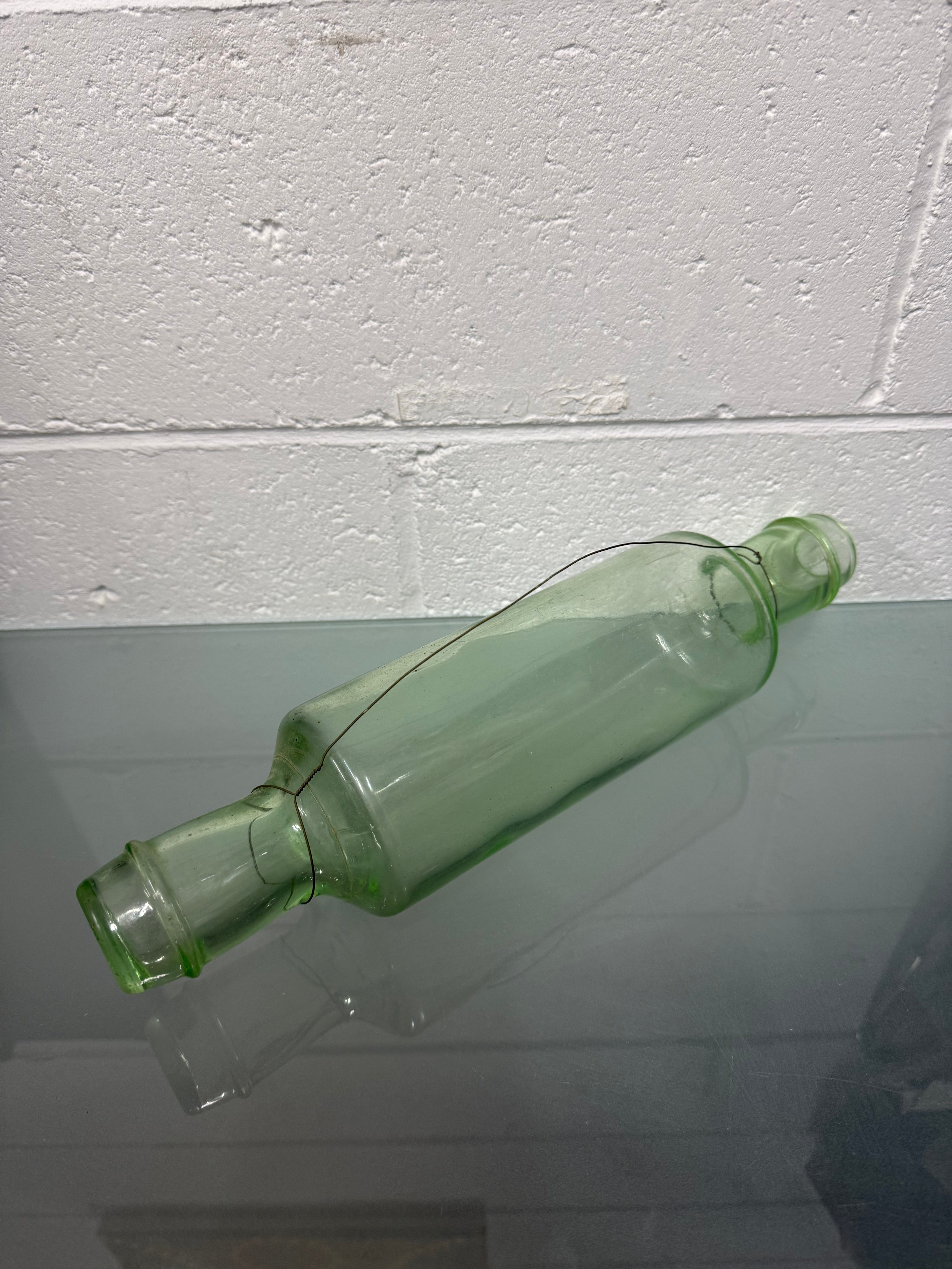 Vintage Depression Glass Rolling Pin