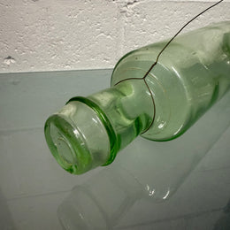 Vintage Depression Glass Rolling Pin