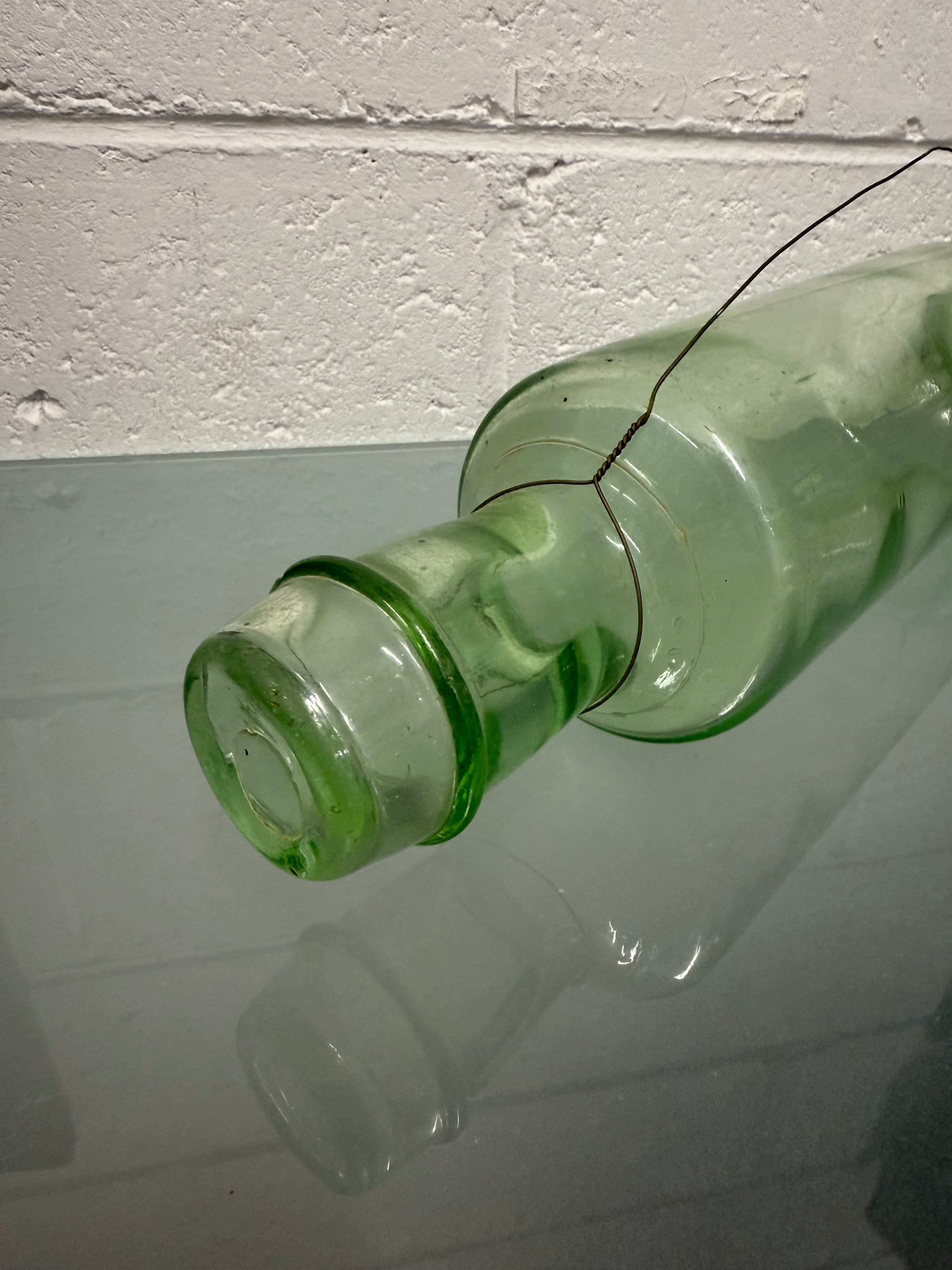 Vintage Depression Glass Rolling Pin