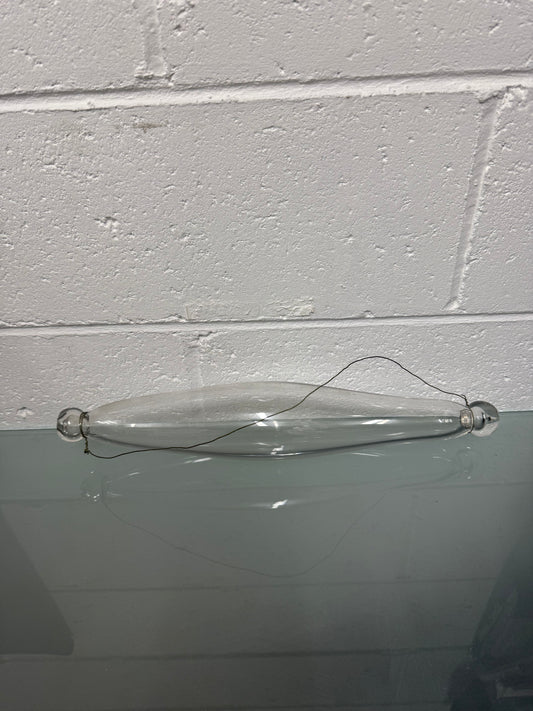Antique Hand Blown Glass Rolling Pin