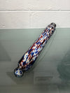 Victorian Nailsea Glass Rolling Pin Red & Blue inclusions | Antique & Vintage | Moonee Ponds Antiques | Australia Wide Delivery
