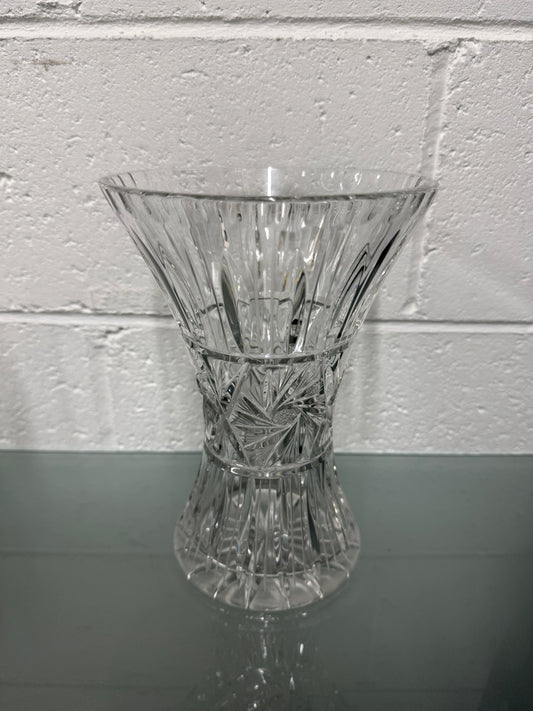 Vintage Hand Cut Crystal Vase