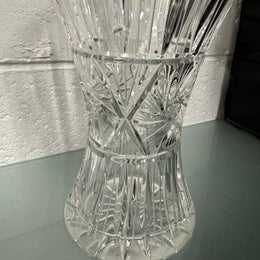 Vintage Hand Cut Crystal Vase