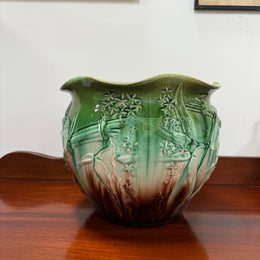Victorian Large Majolica Jardiniere By WF Needham Potteries England.