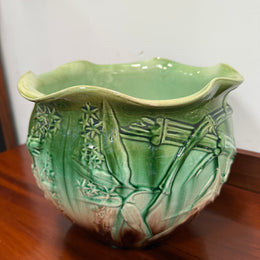 Victorian Large Majolica Jardiniere By WF Needham Potteries England.