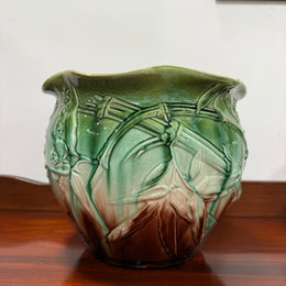 Victorian Large Majolica Jardiniere By WF Needham Potteries England.