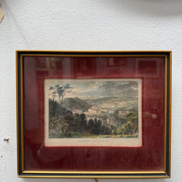 Antique Hand Coloured Engraving "Torquay New Devonshire"