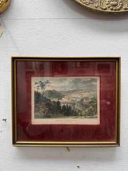 Antique Hand Coloured Engraving "Torquay New Devonshire" | Antique & Vintage | Moonee Ponds Antiques | Australia Wide Delivery