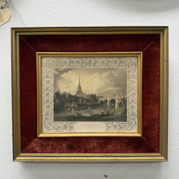 Hand Coloured Engraving "Wallingford, Berks"