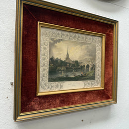 Hand Coloured Engraving "Wallingford, Berks"
