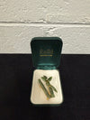 Charming Vintage Nephrite Jade & Gilt Brooch | Antique & Vintage | Moonee Ponds Antiques | Australia Wide Delivery