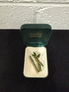 Charming Vintage Nephrite Jade & Gilt Brooch | Antique & Vintage | Moonee Ponds Antiques | Australia Wide Delivery