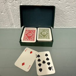 Vintage Patience Small Card Set In Original Case