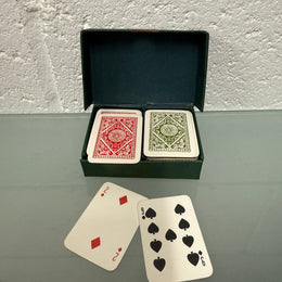 Vintage Patience Small Card Set In Original Case