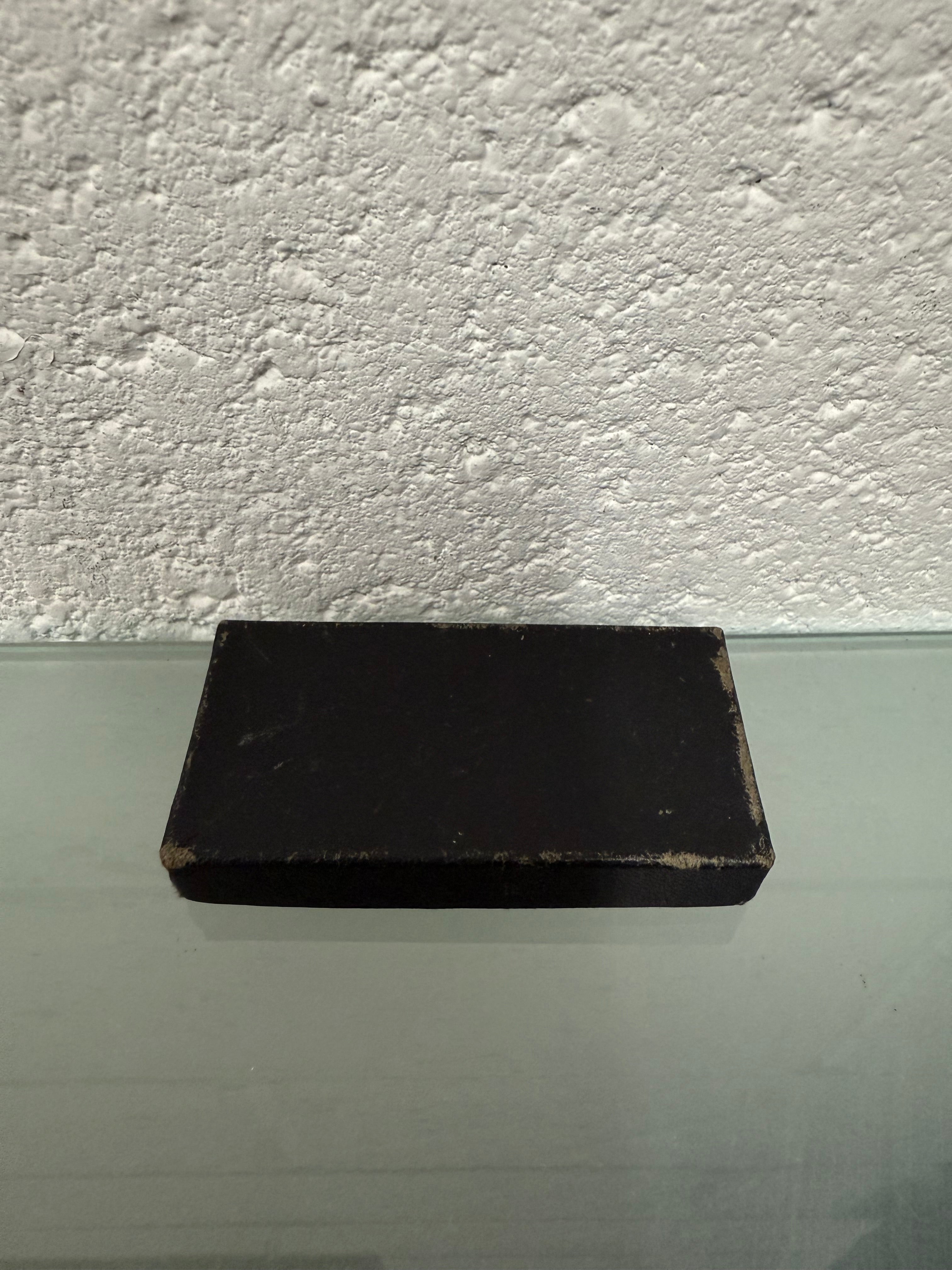 Vintage Gilt Metal Dress Studs In Original Box