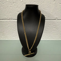 Antique English Silver Watch Chain/Necklace