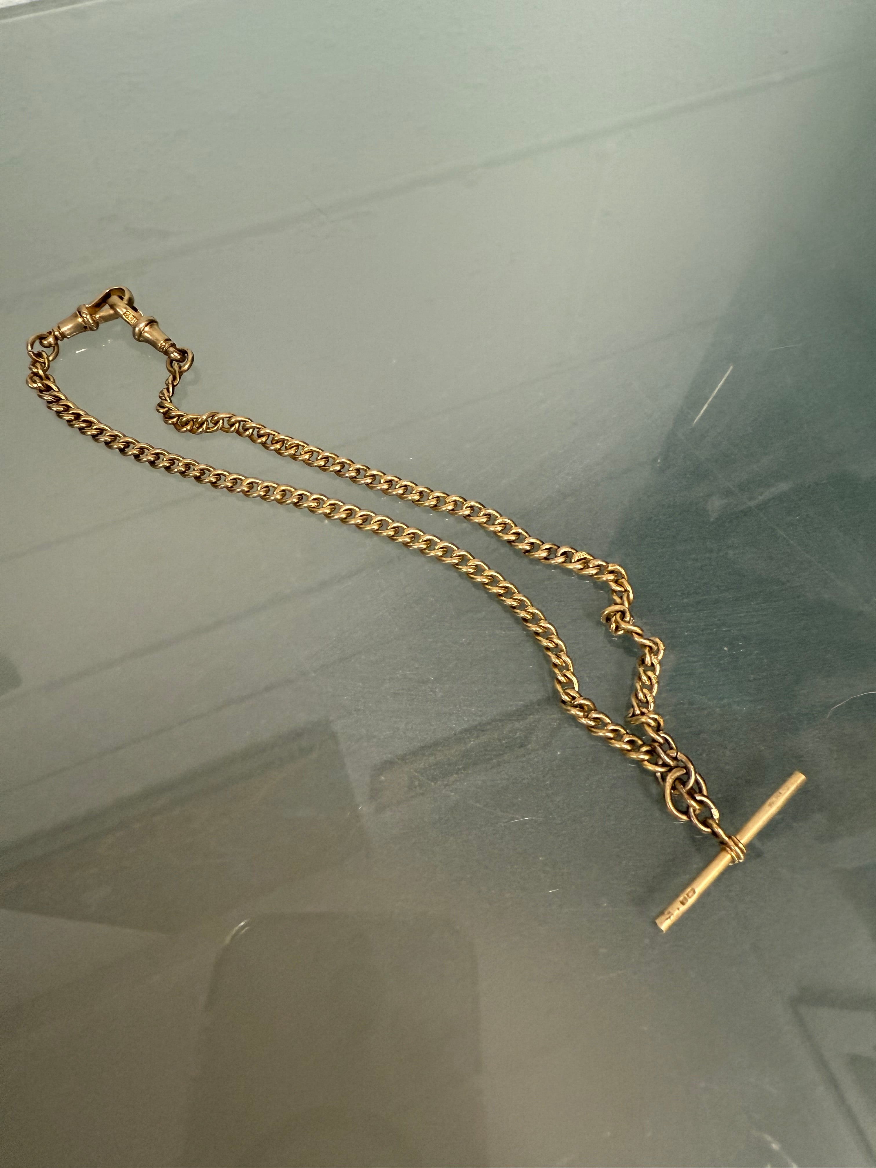 Antique English Silver Watch Chain/Necklace | Antique & Vintage | Moonee Ponds Antiques | Australia Wide Delivery