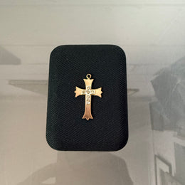 Vintage 14ct Gold Lined Cross