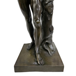Large Grand Tour 19th Century Bronze Group of Silenus & The Infant Bacchus | Antique & Vintage | Moonee Ponds Antiques | Australia Wide Delivery