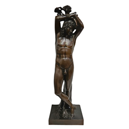 French 19th Century Bronze Statue of Narcissus