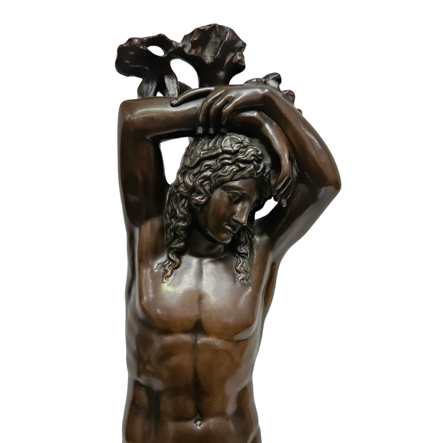 French 19th Century Bronze Statue of Narcissus