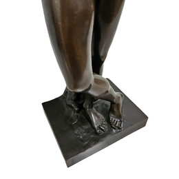 French 19th Century Bronze Statue of Narcissus