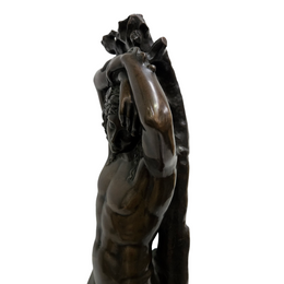 French 19th Century Bronze Statue of Narcissus