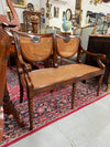 Regency Style Cane and Mahogany Settee | Antique & Vintage | Moonee Ponds Antiques | Australia Wide Delivery