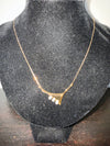 Vintage 18ct Gold Plated Pendant & Chain with 3 Natural Opals | Antique & Vintage | Moonee Ponds Antiques | Australia Wide Delivery