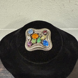 Vintage Multi Stone Brooch