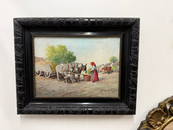 Vintage Oil on Canvas by Hungarian artist N Gyula Gutaljazy